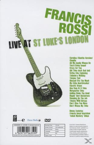 Francis Rossi - Live At St.Luke's, London  - (DVD)