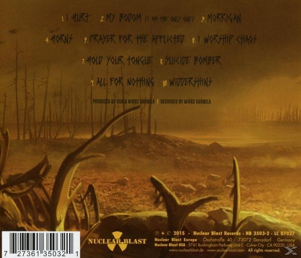 CD-Cover mit Wüstenlandschaft. Die Titelliste ist sichtbar. Der Text ist auf Deutsch.