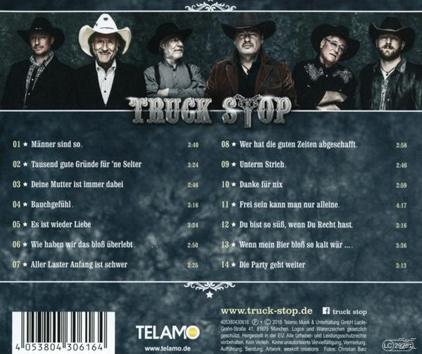 CD-Cover mit sechs Männern in Cowboyhüten, Bandnamen und Titelliste.