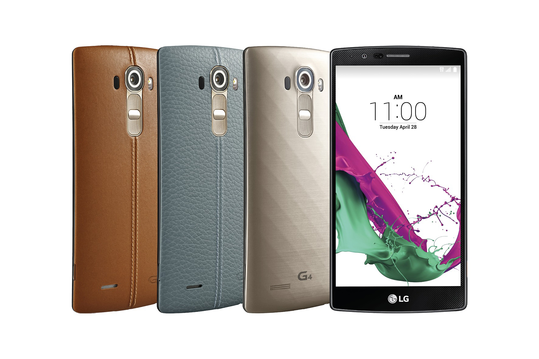 LG G4 Fashion Bundle 32 GB Gold, Aquablau, Braun