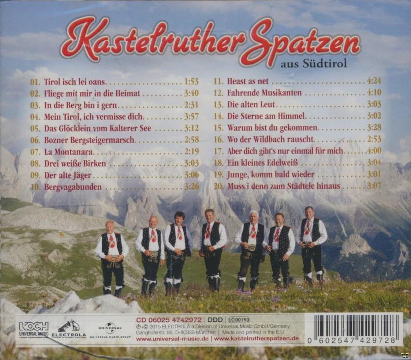 CD-Cover mit einer Gruppe von Männern in Tracht vor einer Bergkulisse.