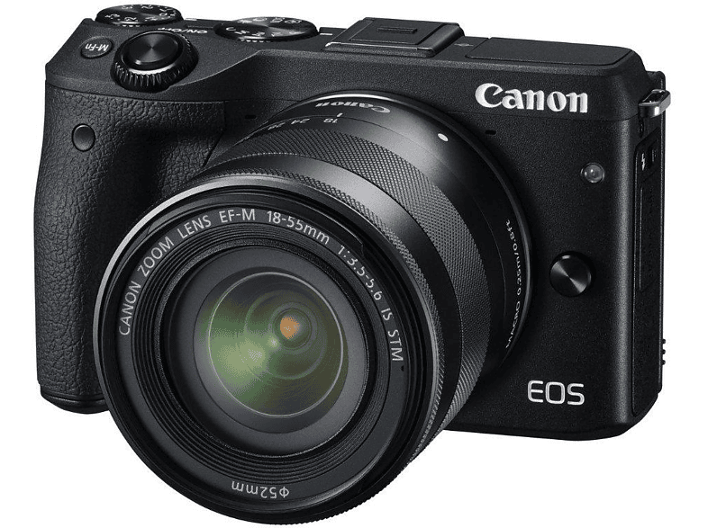 EOS M3 ＋ EF-M 18-55mm CANON EOS M3 M 18-55 mm IS STM Aynasız Sistem Fotoğraf Makinesi