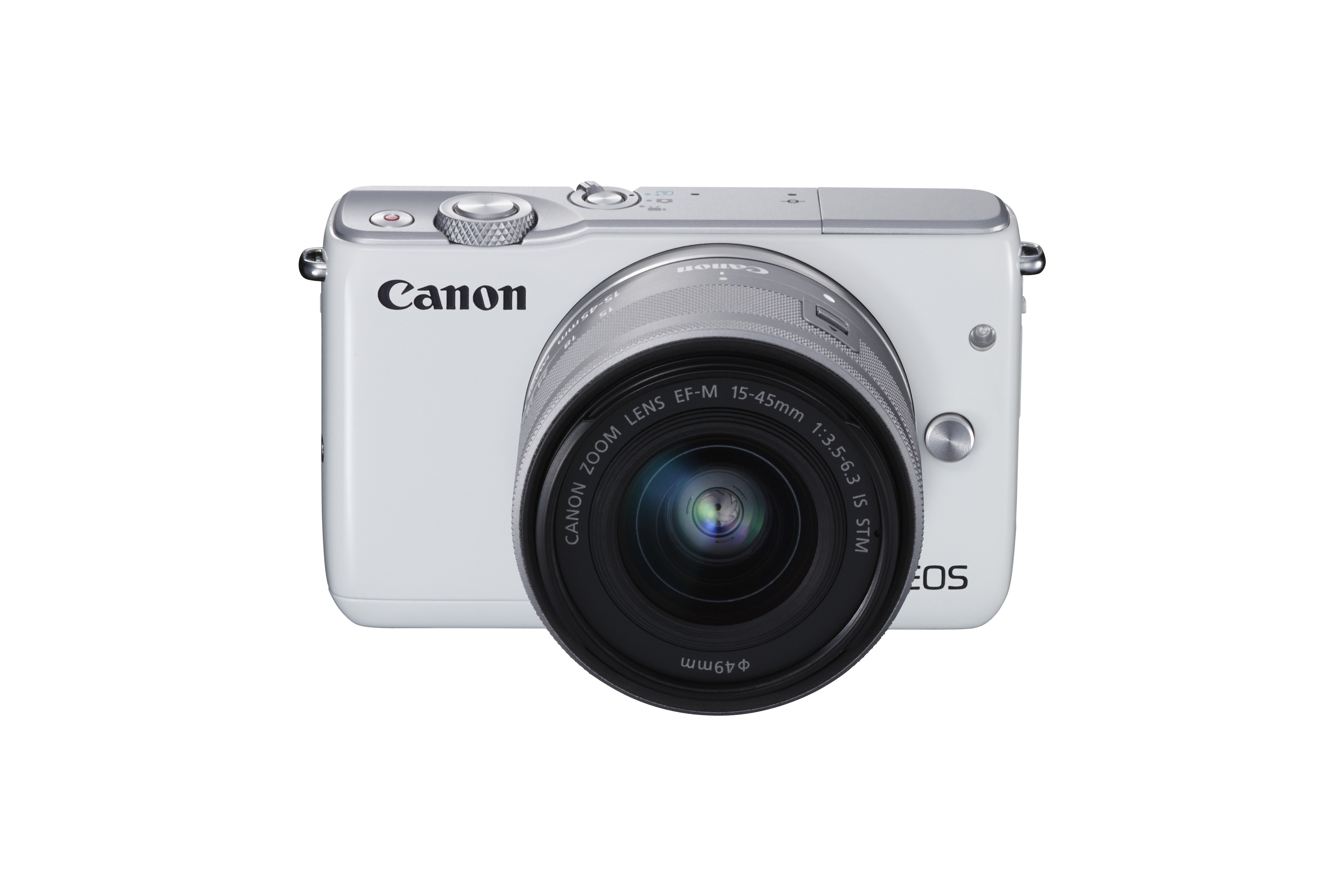 CANON EOS M10 STM Kit Systemkamera mit Objektiv 15-45 mm, 7,5 cm Display Touchscreen