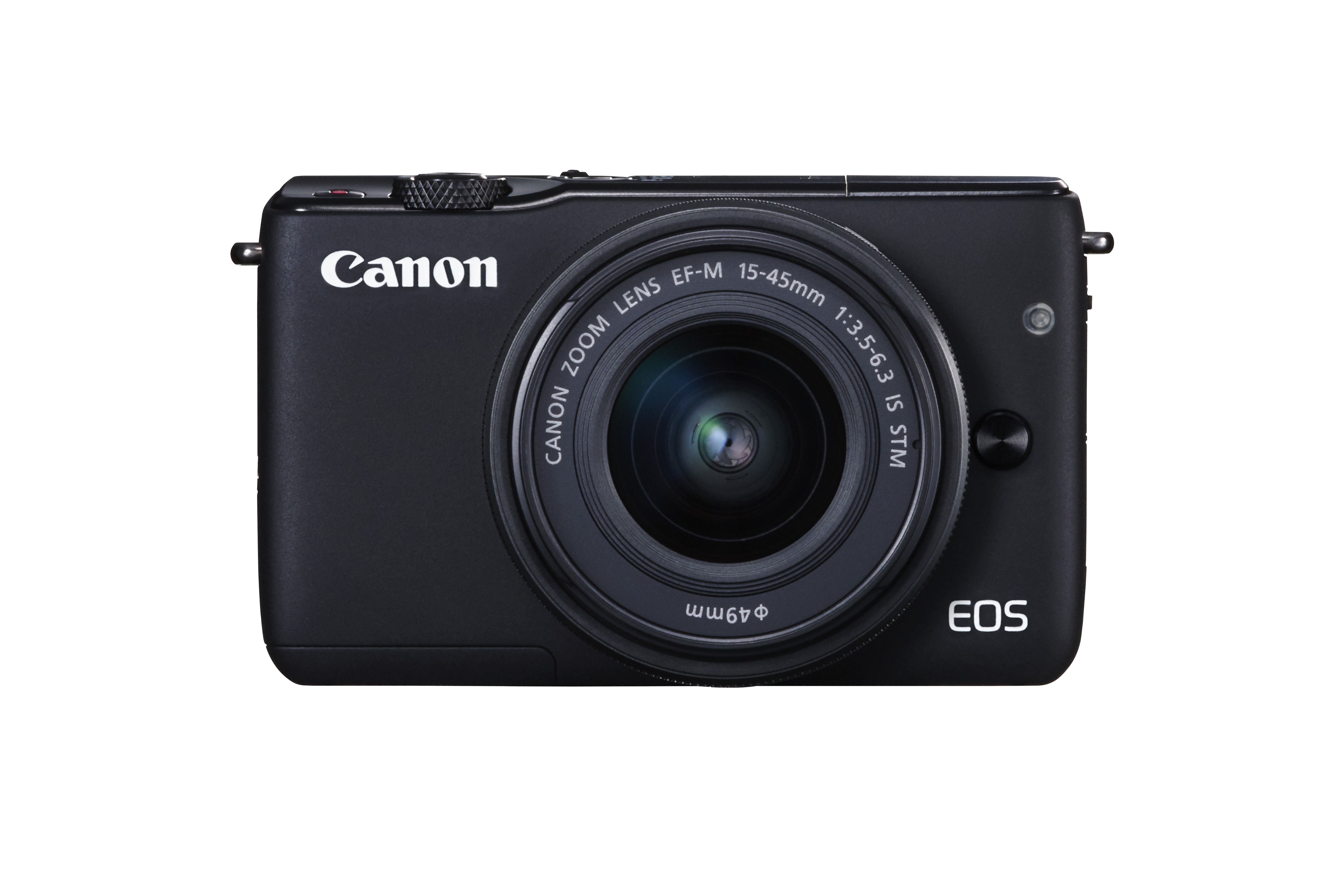 CANON EOS M10 STM Kit Systemkamera mit Objektiv 15-45 mm, 7,5 cm Display Touchscreen