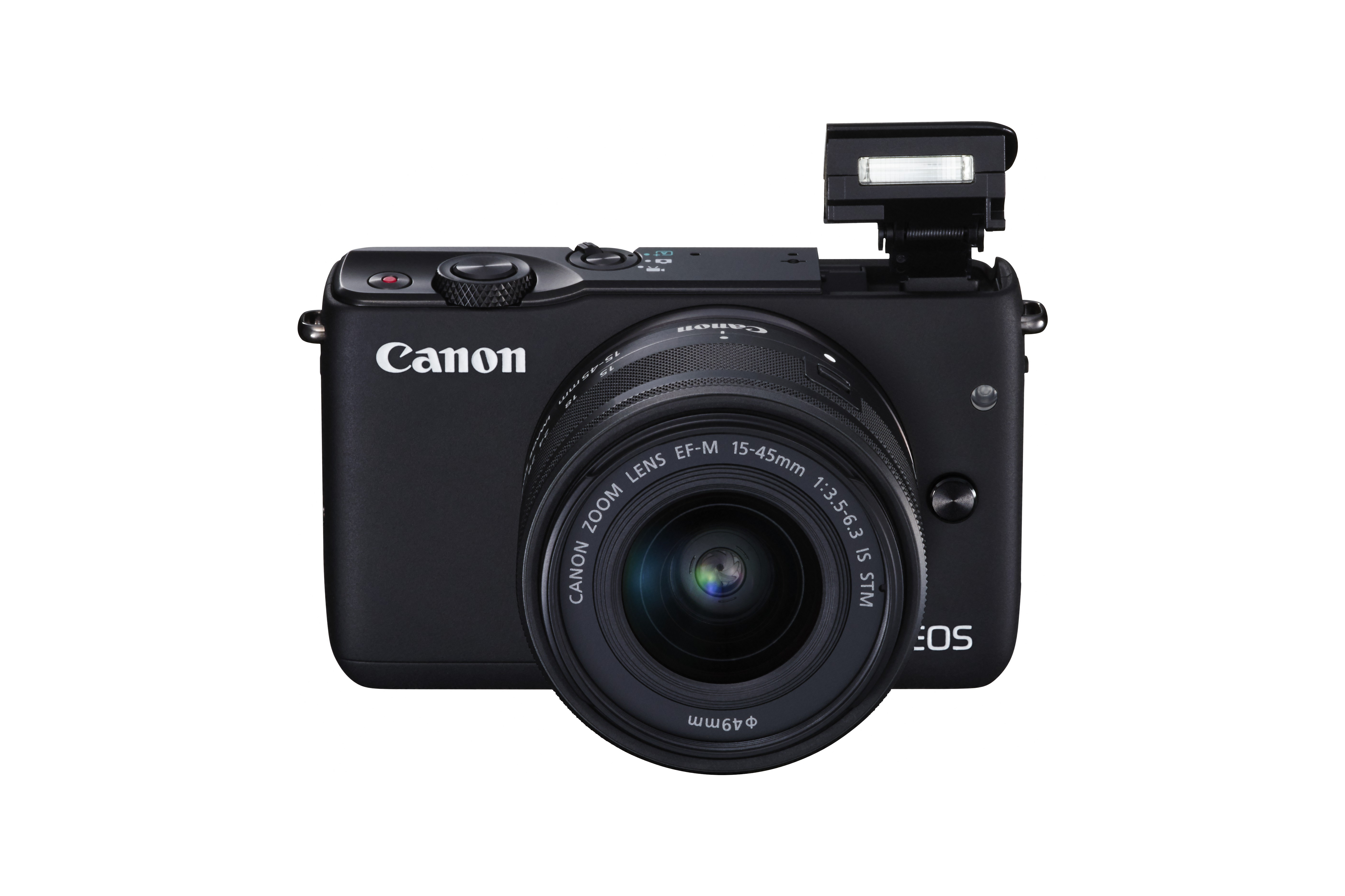 CANON EOS M10 STM Kit Systemkamera mit Objektiv 15-45 mm, 7,5 cm Display Touchscreen