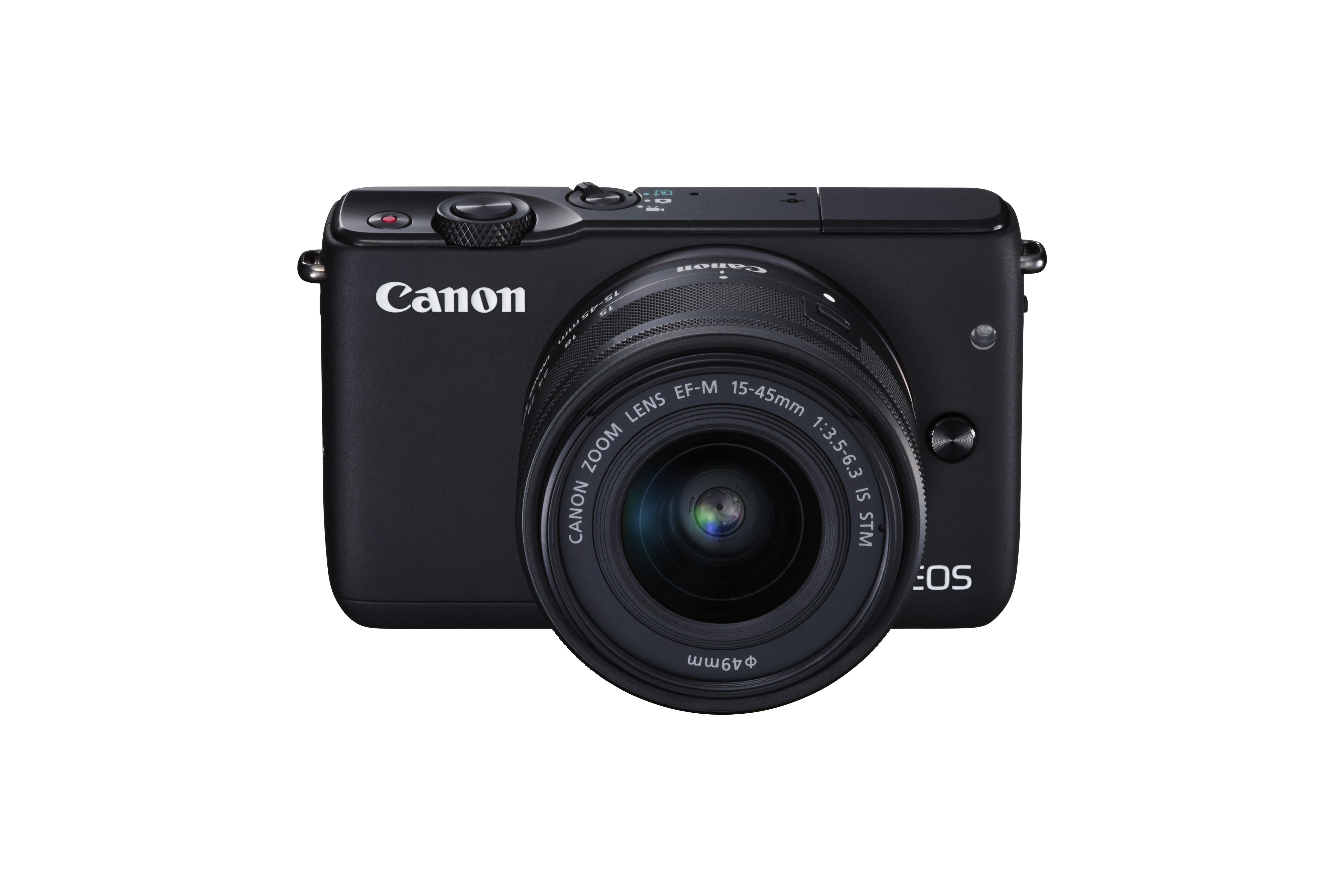 CANON EOS M10 STM Kit Systemkamera mit Objektiv 15-45 mm, 7,5 cm Display Touchscreen