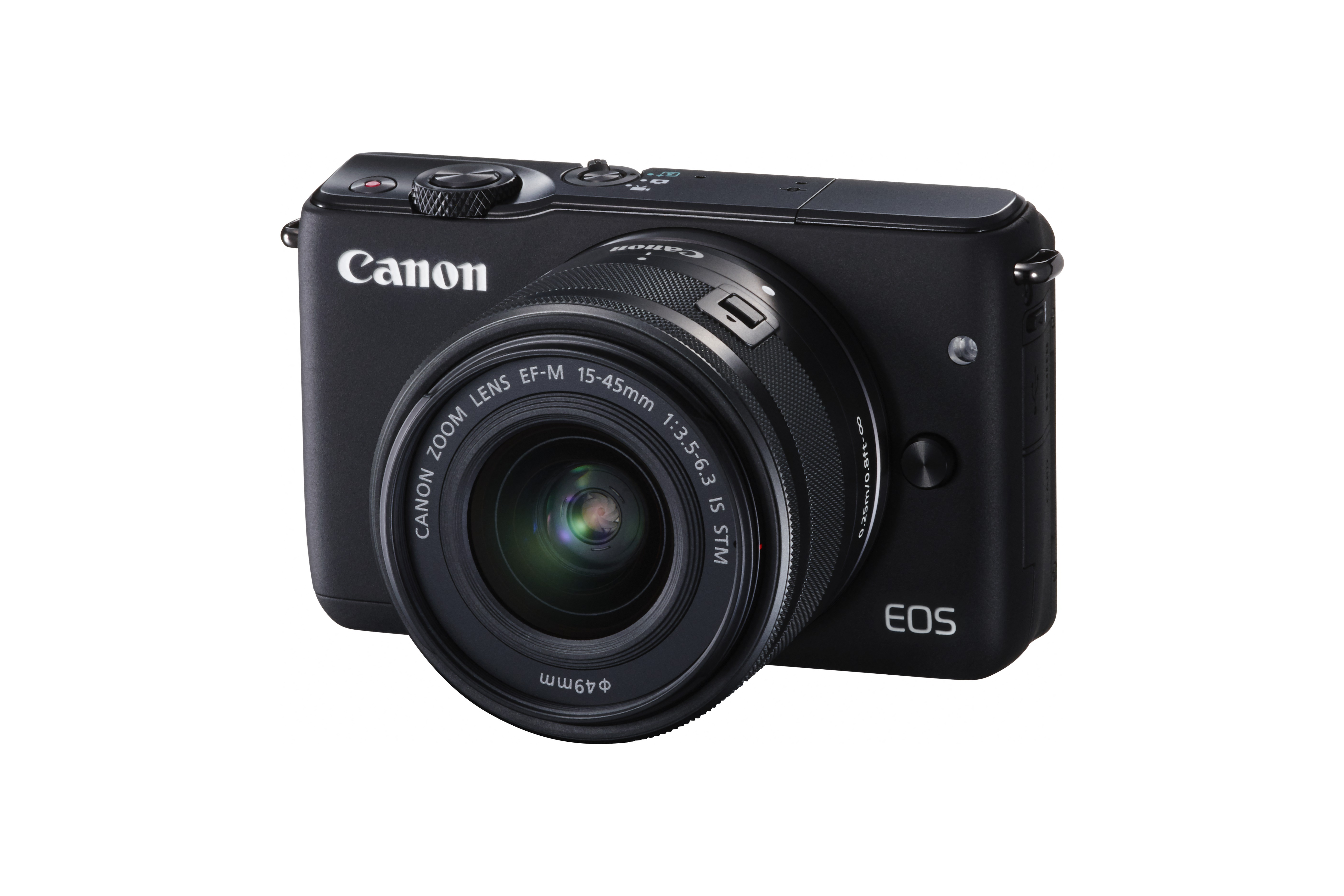 CANON EOS M10 STM Kit Systemkamera mit Objektiv 15-45 mm, 7,5 cm Display Touchscreen