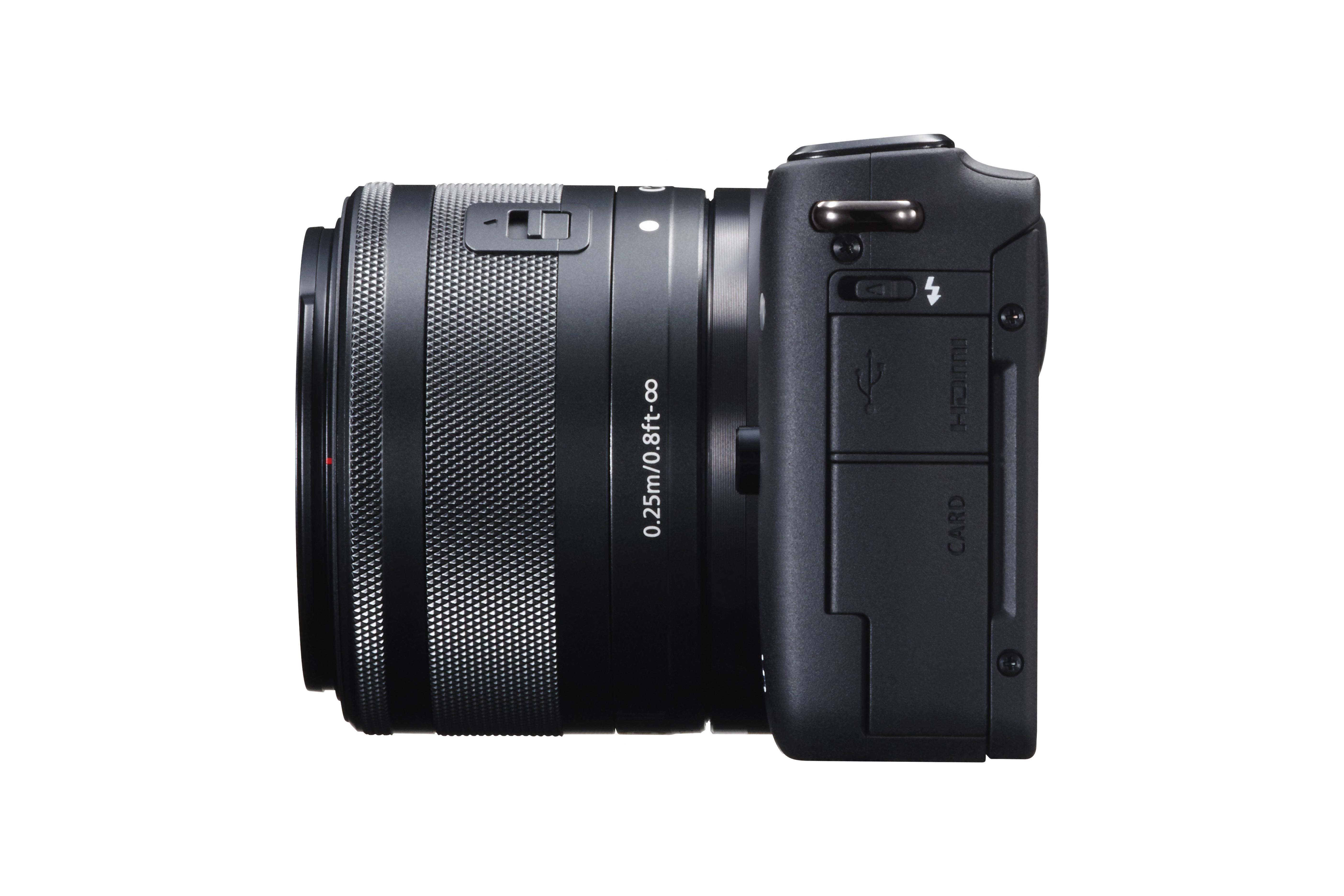 CANON EOS M10 STM Kit Systemkamera mit Objektiv 15-45 mm, 7,5 cm Display Touchscreen