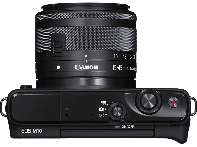 デジタルカメラ Canon EOS M10 EF-M15-45 IS STM Kit CANON EOS M10 STM Kit Systemkamera mit Objektiv 15-45 mm, 7,5 cm