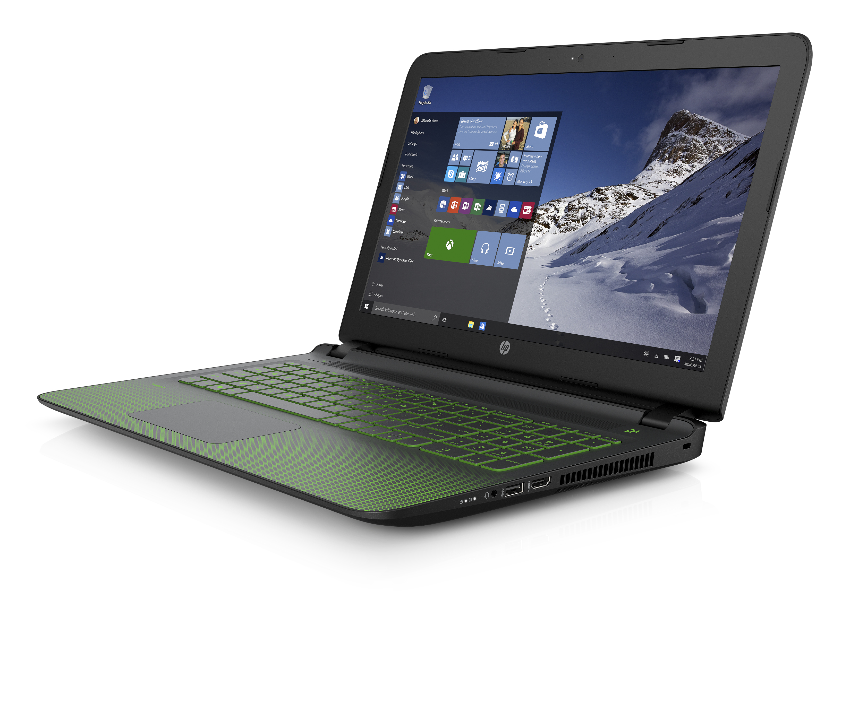 HP Pavilion 15-AK031NG - 15,6 Zoll - Intel® Core™ i7 i7-6700HQ - 8 GB - 1 TB - NVIDIA GeForce® GTX 950 - Windows 10 Home (64 Bit)
