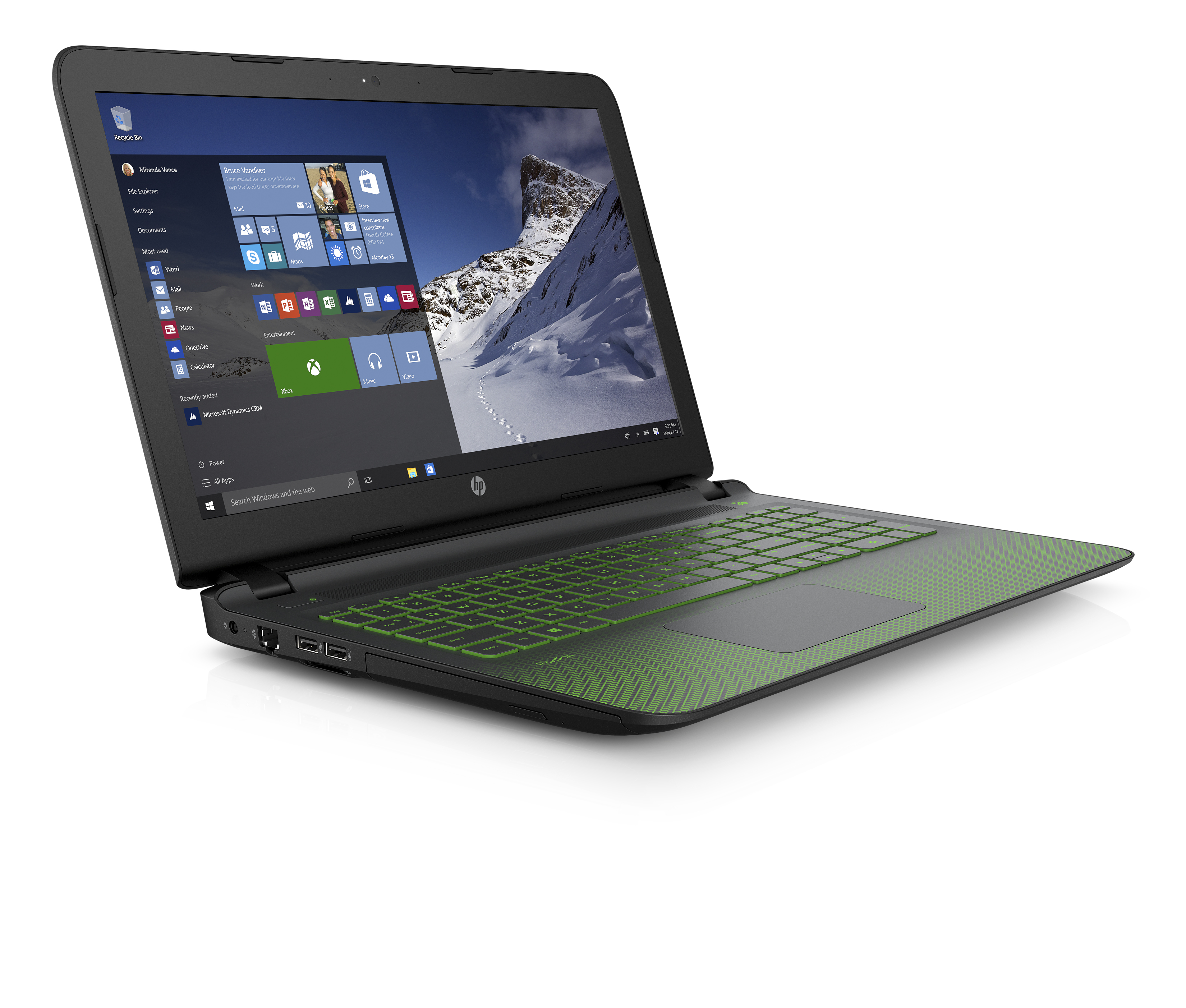 HP Pavilion 15-AK031NG - 15,6 Zoll - Intel® Core™ i7 i7-6700HQ - 8 GB - 1 TB - NVIDIA GeForce® GTX 950 - Windows 10 Home (64 Bit)