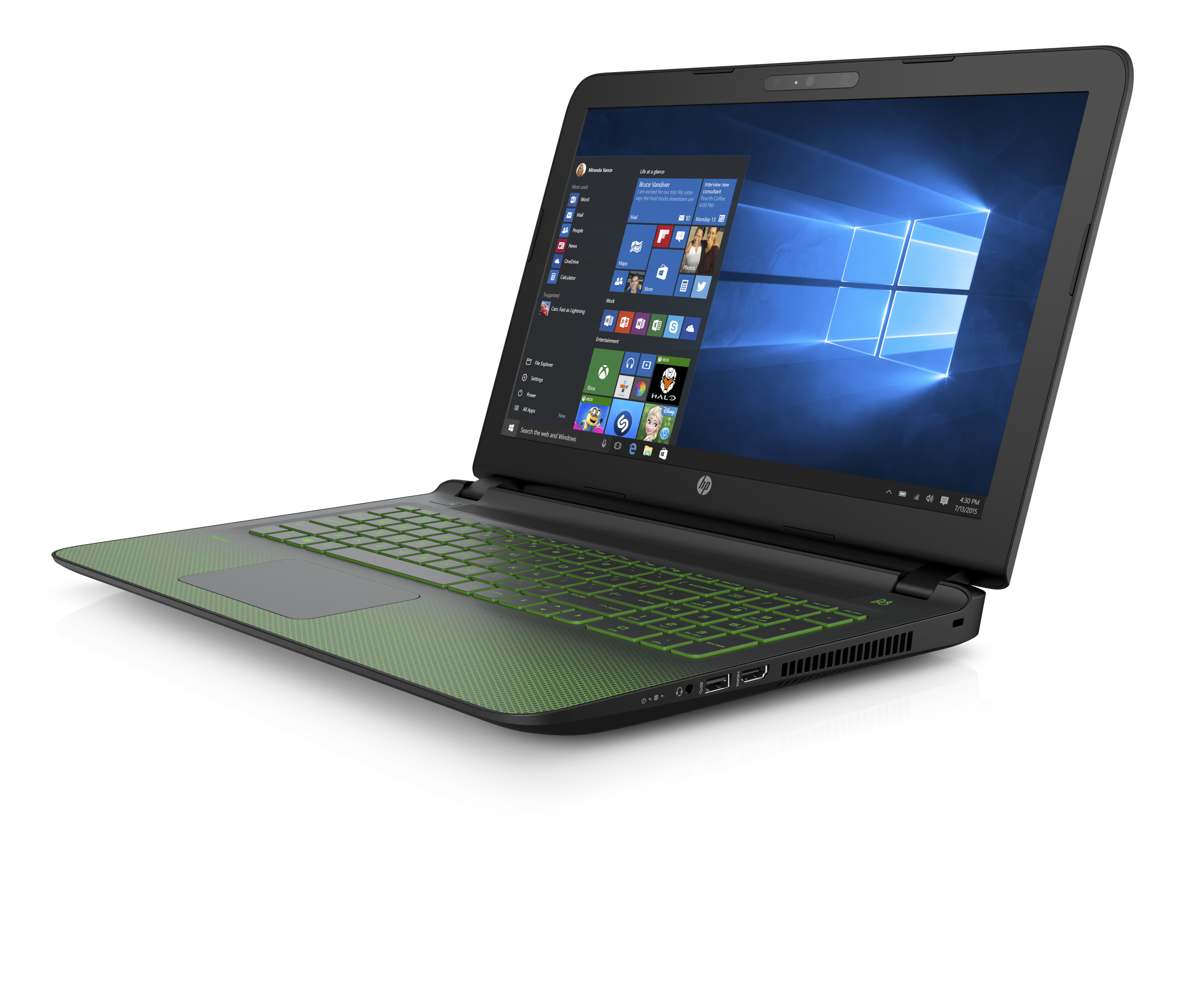 HP Pavilion 15-AK031NG - 15,6 Zoll - Intel® Core™ i7 i7-6700HQ - 8 GB - 1 TB - NVIDIA GeForce® GTX 950 - Windows 10 Home (64 Bit)