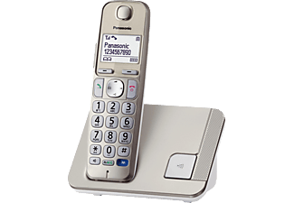 PANASONIC KX-TGE210SLN DECT - Schnurloses Telefon (Champagner-Gold)