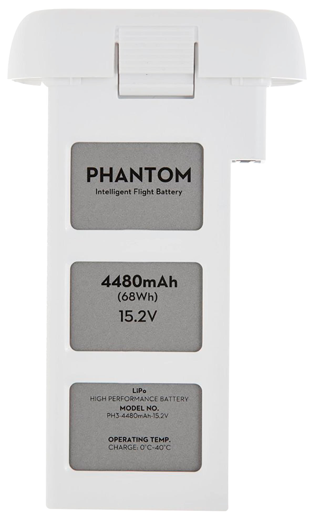 Batería recargable - DJI Phantom 3 Batería de Vuelo Inteligente, Luces LEDs, 4480mAh