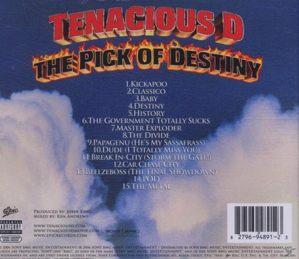 Tenacious D - THE PICK OF DESTINY  - (CD)