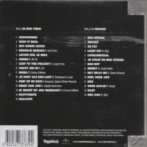 Achterkant van de cd met songtitels en een streepjescode.