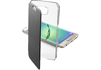 CELLULARLINE CLEARBOOPHS6EPLK - capot de protection (Convient pour le modèle: Samsung Galaxy S6 Edge Plus)