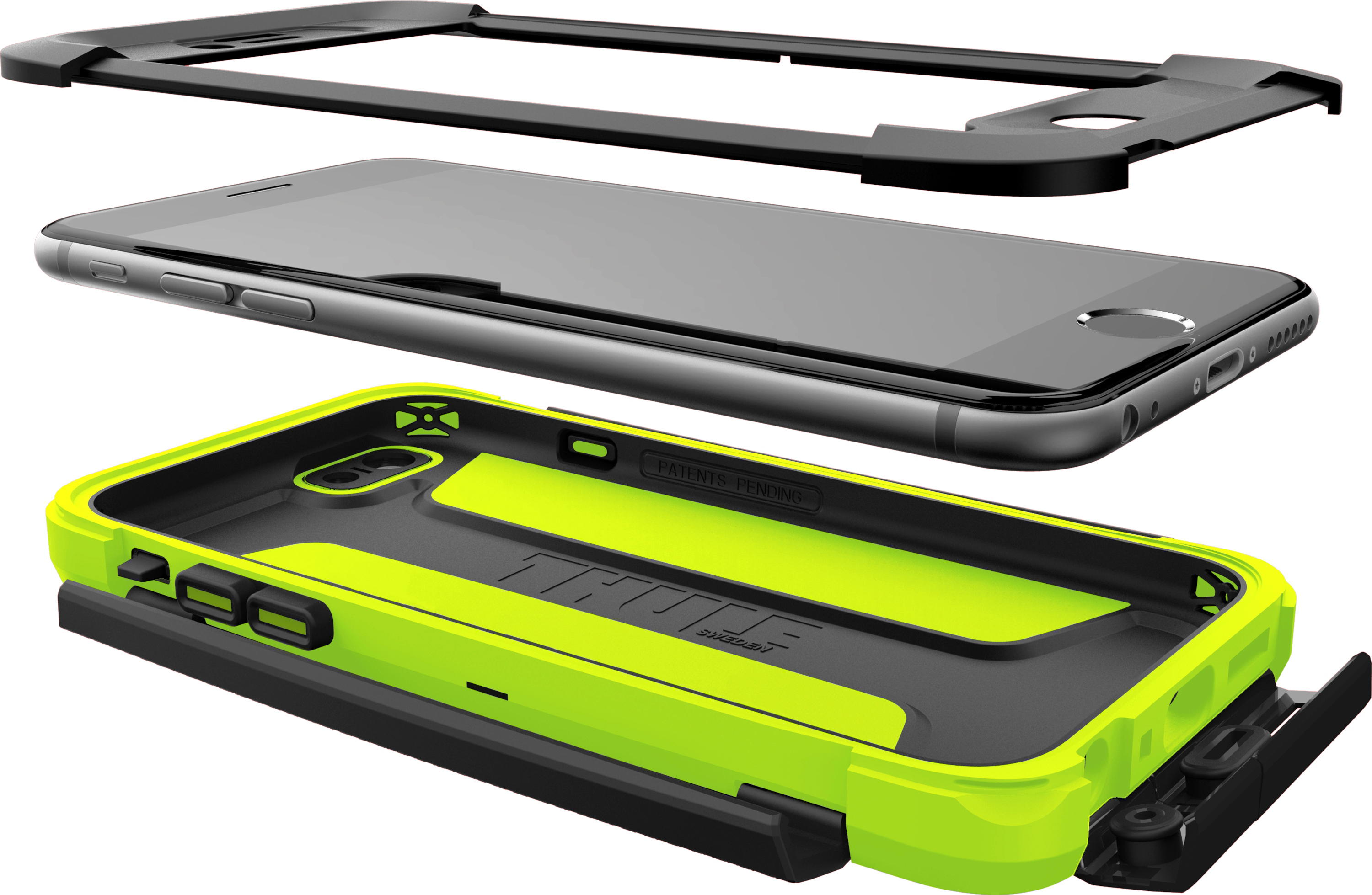 THULE TAIE5125FL/DS Atmos X5, Full Cover, Apple, iPhone 6, iPhone 6s Plus, Grau/Grün