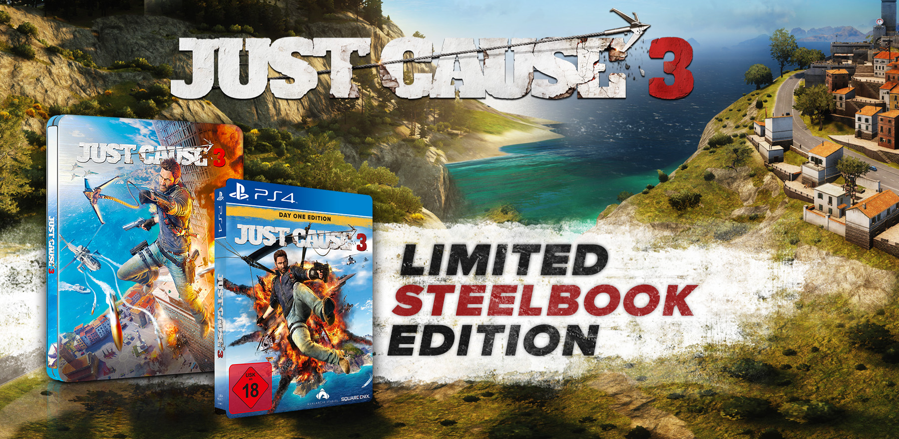 Just Cause 3 (Steelbook-Edition) - [PlayStation 4]