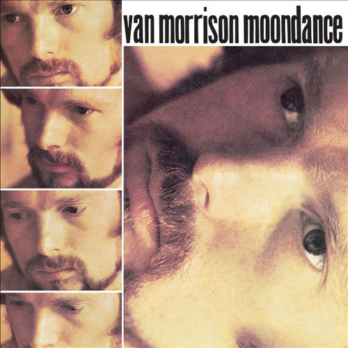 Van Morrison album borítója, négy képével az arcáról és szakálláról.