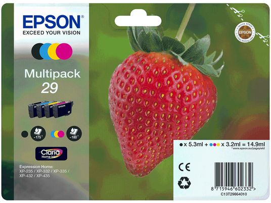 EPSON 29 Multipack - Cartuccia ad inchiostro (nero/ciano/magenta/giallo)