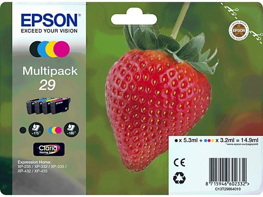 EPSON 29 Multipack - Cartuccia ad inchiostro (nero/ciano/magenta/giallo)