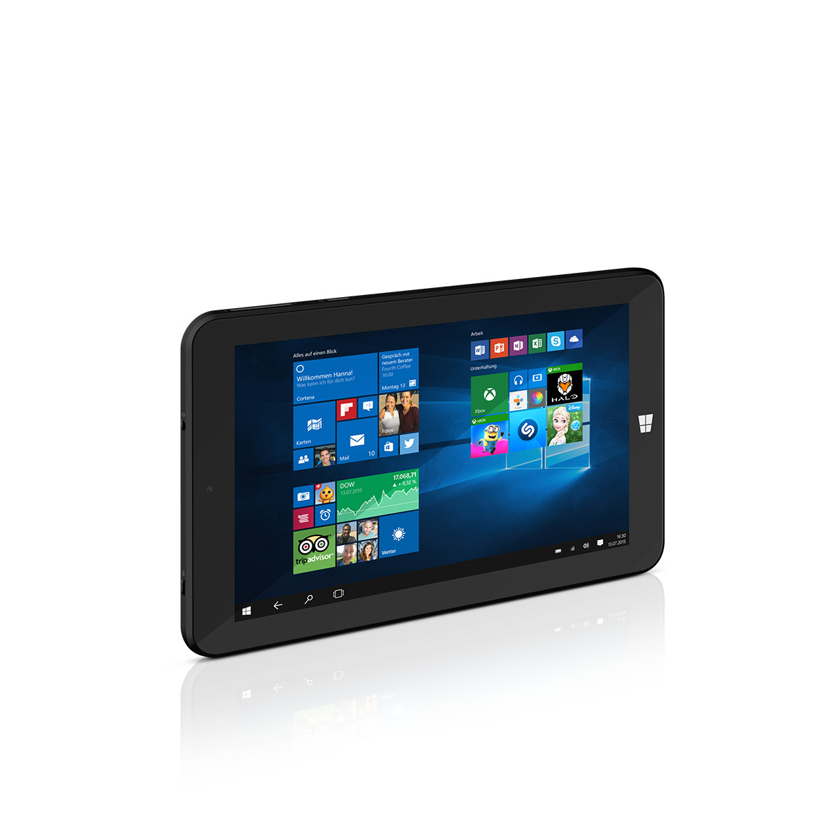 TREKSTOR SurfTab wintron, Tablet, 16 GB, 7 Zoll, Schwarz