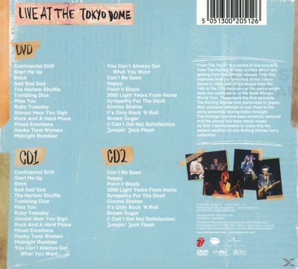 Rolling Vault-Live At The + 1990 Stones (DVD - Tokyo - The Dome The From CD)