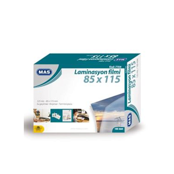 FELLOWES Laminasyon Filmi 125 Mic. 85 x 115 100'lü Paket