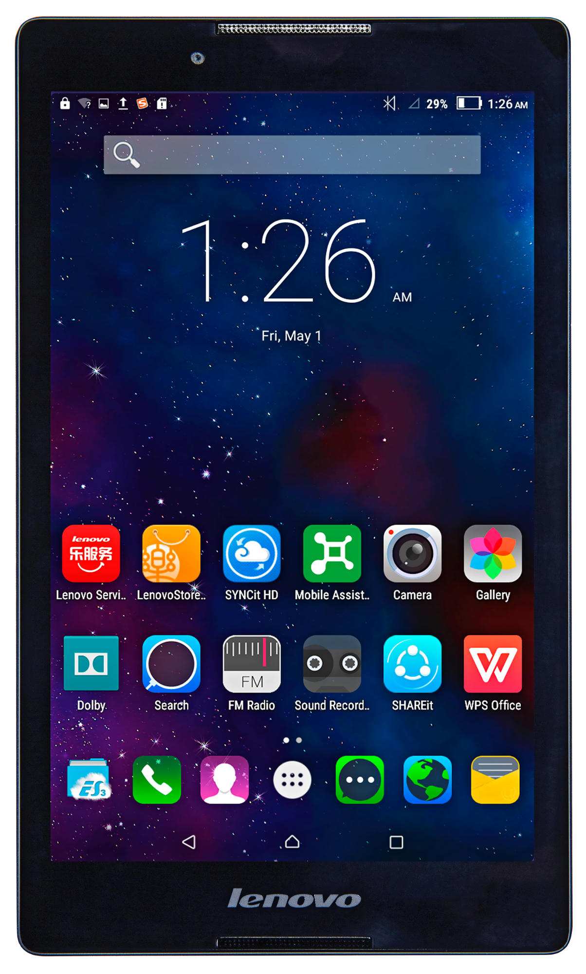 Tablet - Lenovo Tab 2 A8-50 Azul, Quad Core, 16GB, 5 Mpx y Dolby Atmos®
