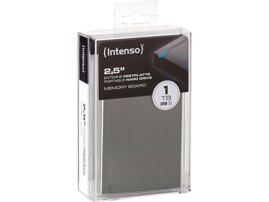 INTENSO Memory Board Alu - disque dur (HDD, 1 TB, Noir)