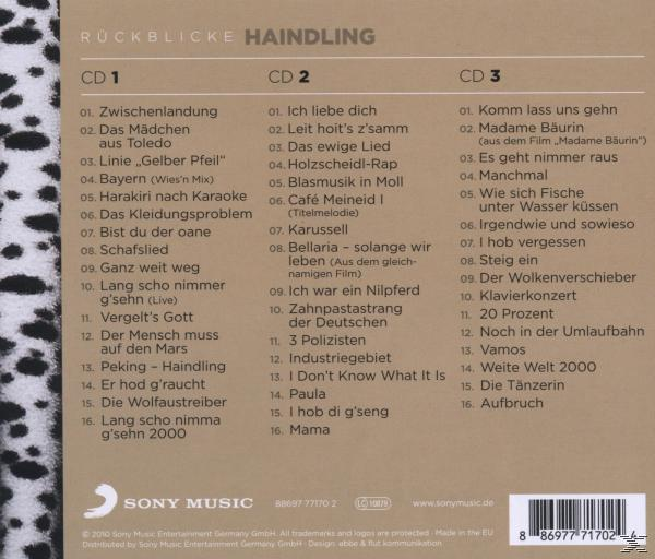 Haindling Rückblicke - (CD) -