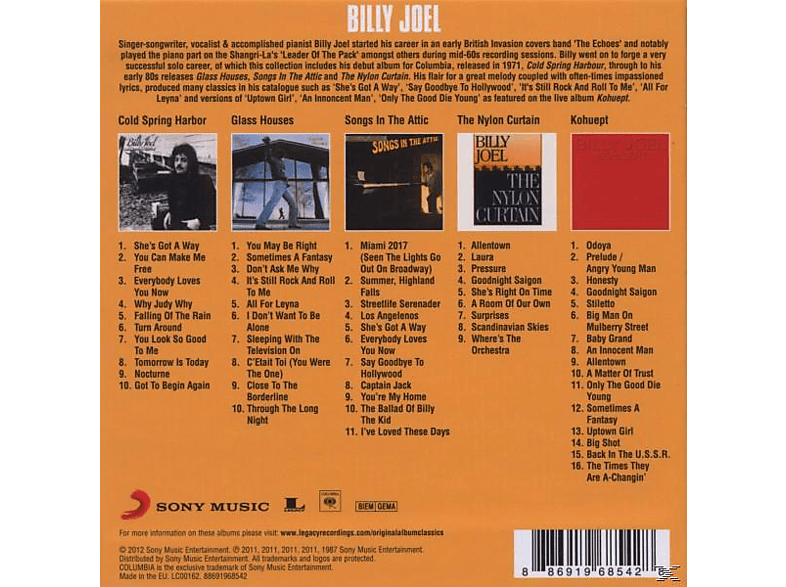 Billy Joel Original Album Classics Cd