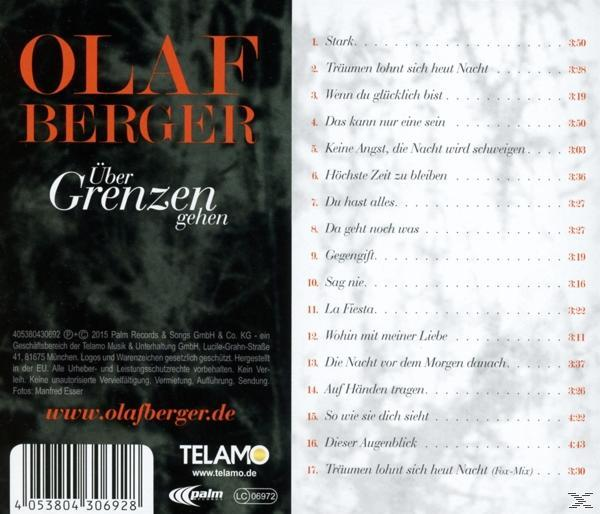 Olaf Berger - Über Grenzen Gehen  - (CD)