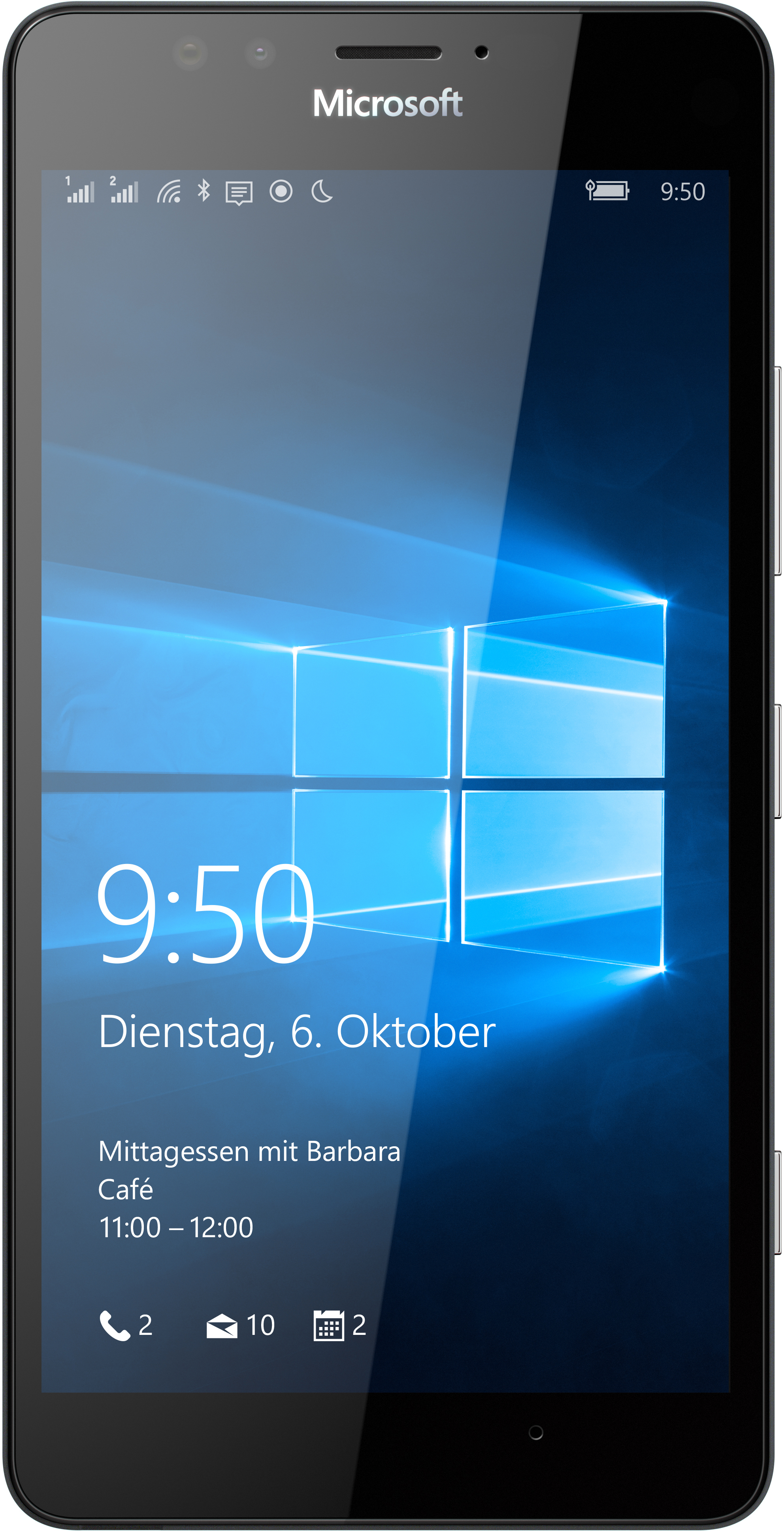 MICROSOFT Lumia 950 32 GB Schwarz Dual SIM
