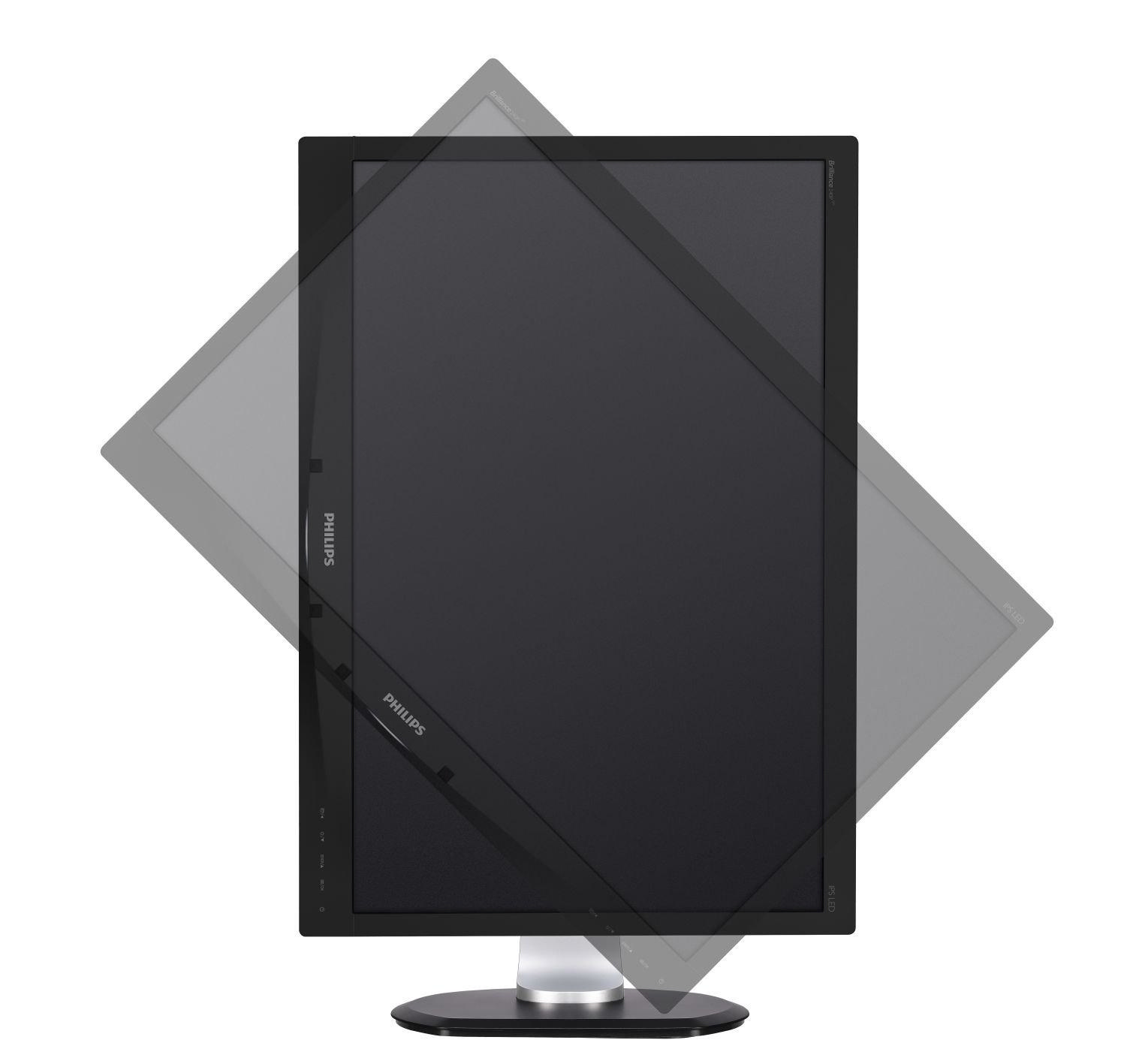 PHILIPS 240P4QPYEB/00 24 inç W LED (DVI+DP+4 x USB+VGA) Full HD IPS LCD Monitör