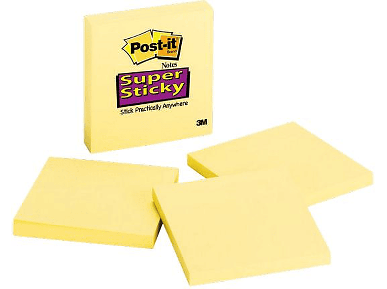 3M Post-it Super Sticky Not Kanarya Sarısı 90 Yaprak 76 x 76 mm Fiyat ...
