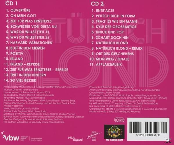 CD-Hülle mit zwei CDs. Text auf der Hülle, pinkfarbener Hintergrund und ein Notensymbol.