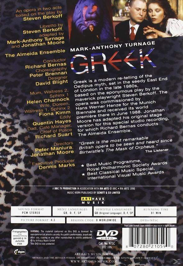 VARIOUS, The Almeida Ensemble Greek - Charnock - - (DVD) Helen