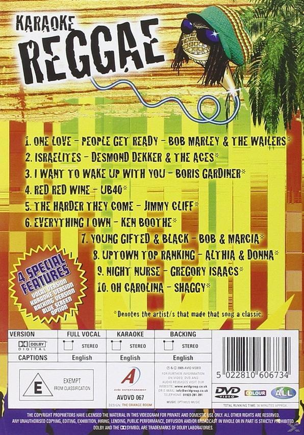 Karaoke - - (DVD) VARIOUS Reggae
