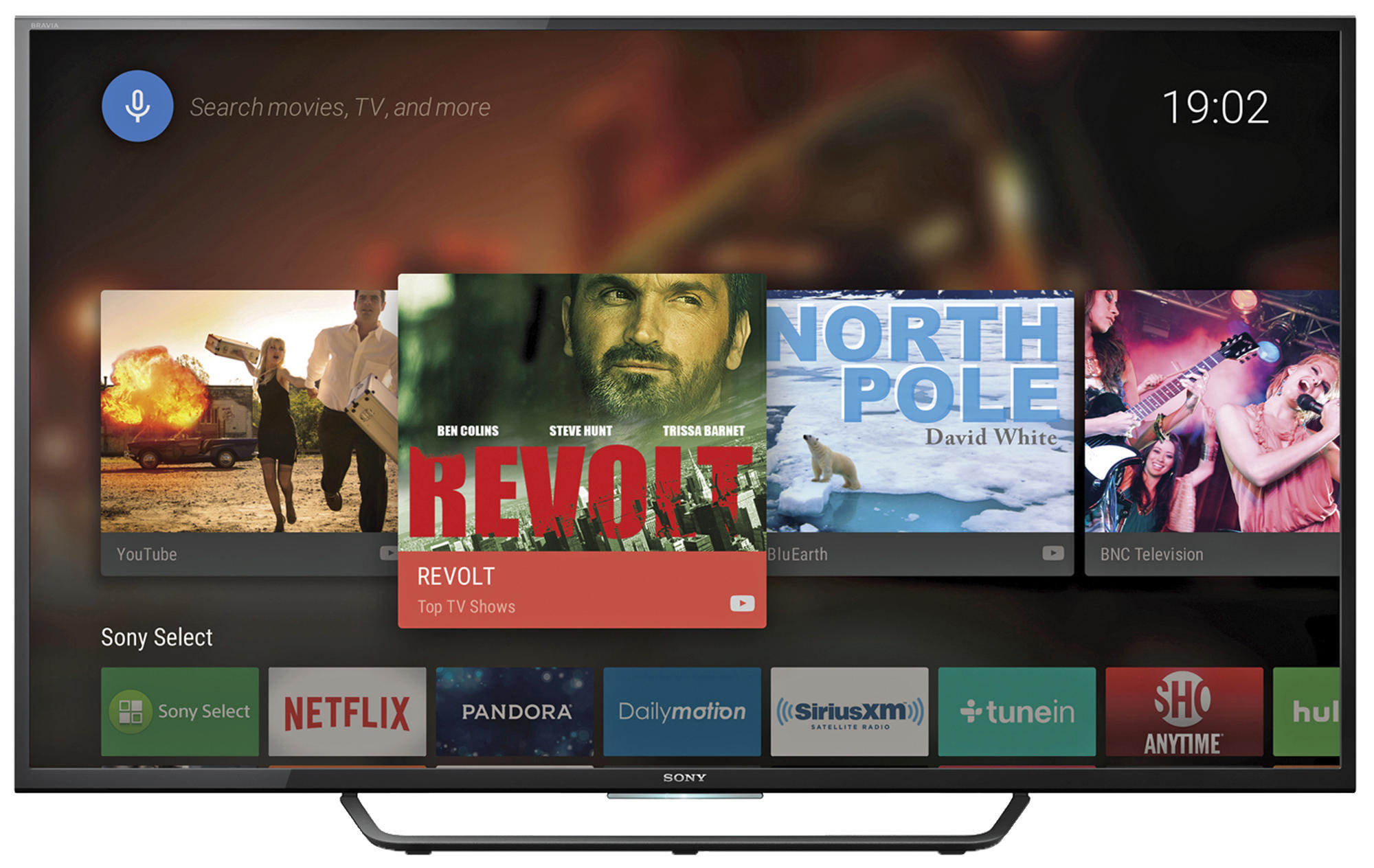 TV LED 55" - Sony KD55X8005C, 4K, Android TV, Procesador X1 4K™