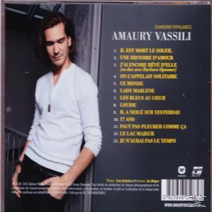 Album-Rückseite. Zeigt einen Mann und eine Liste von Songs.