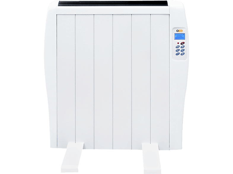 Econ by Haverland HE 6, Potencia 900W, 6 elementos, Pantalla LCD, Mando a distancia, Blanco