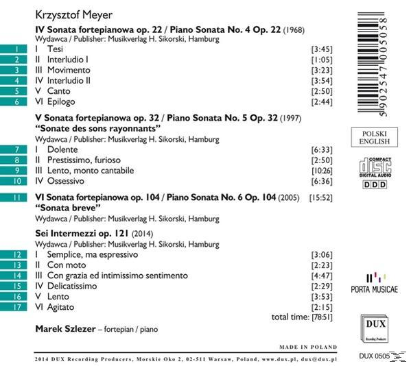 Marek Szlezer - Klavierwerke Vol.2  - (CD)
