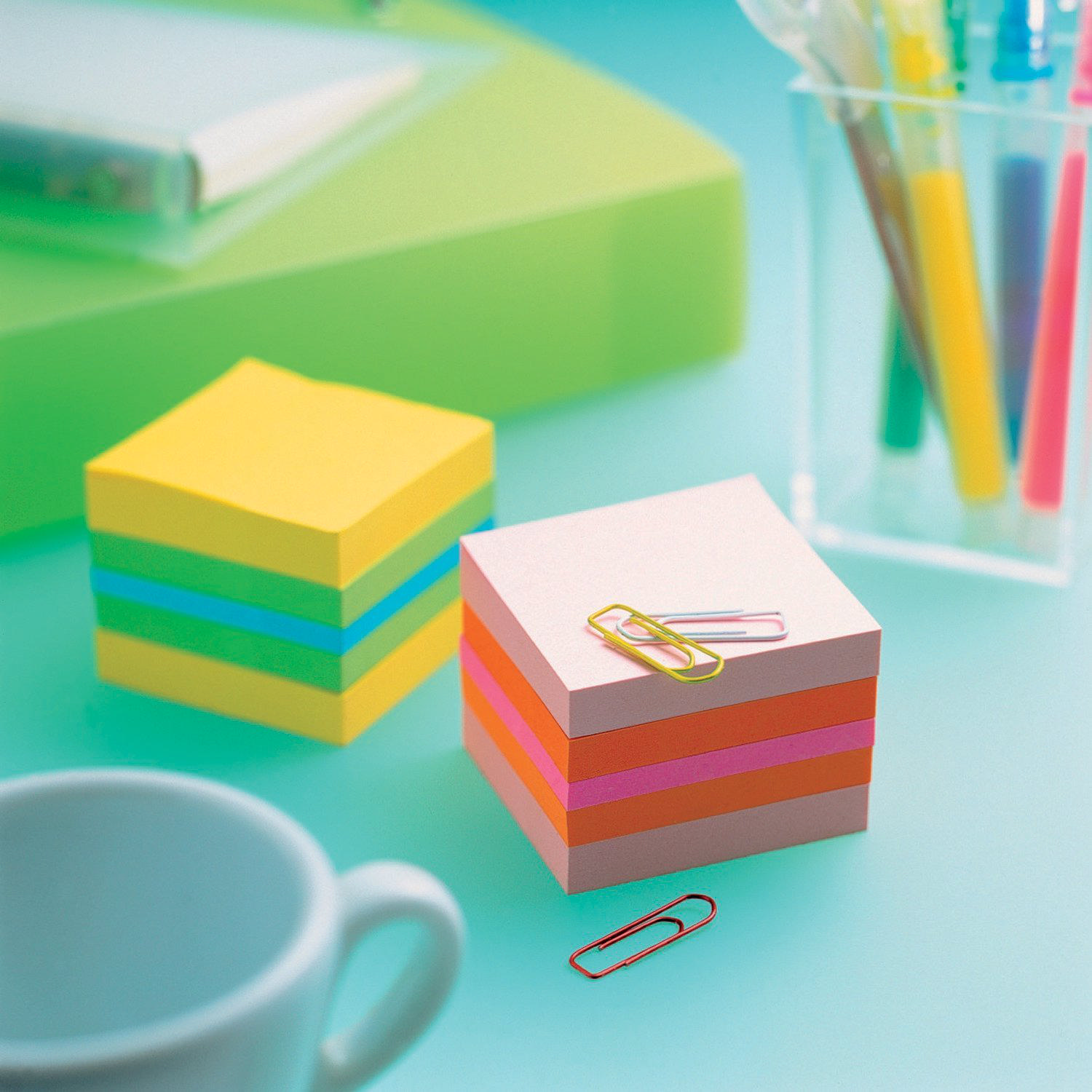 3M Post-it Not Mini Küp Pembe Tonları 400 Yaprak 52x52mm