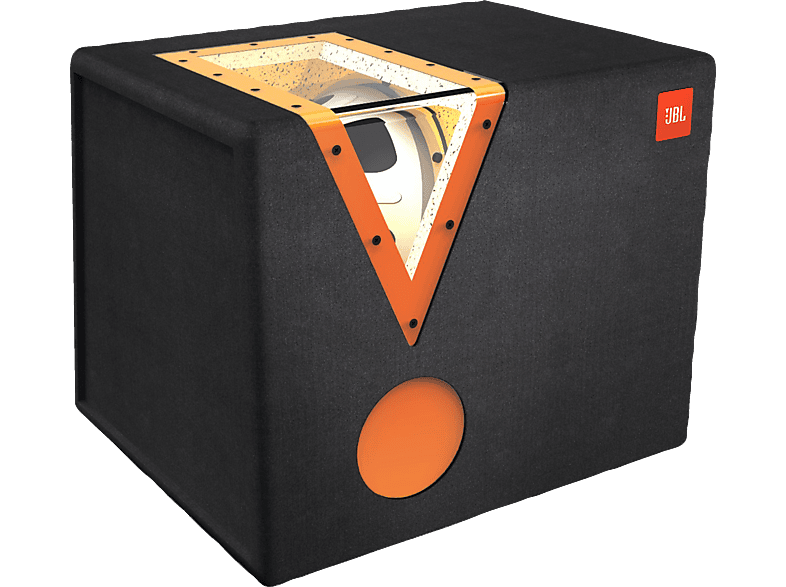 JBL CSX1400BP AutoSubwoofer 12 Zoll mit AcrylFenster, schwarz/orange