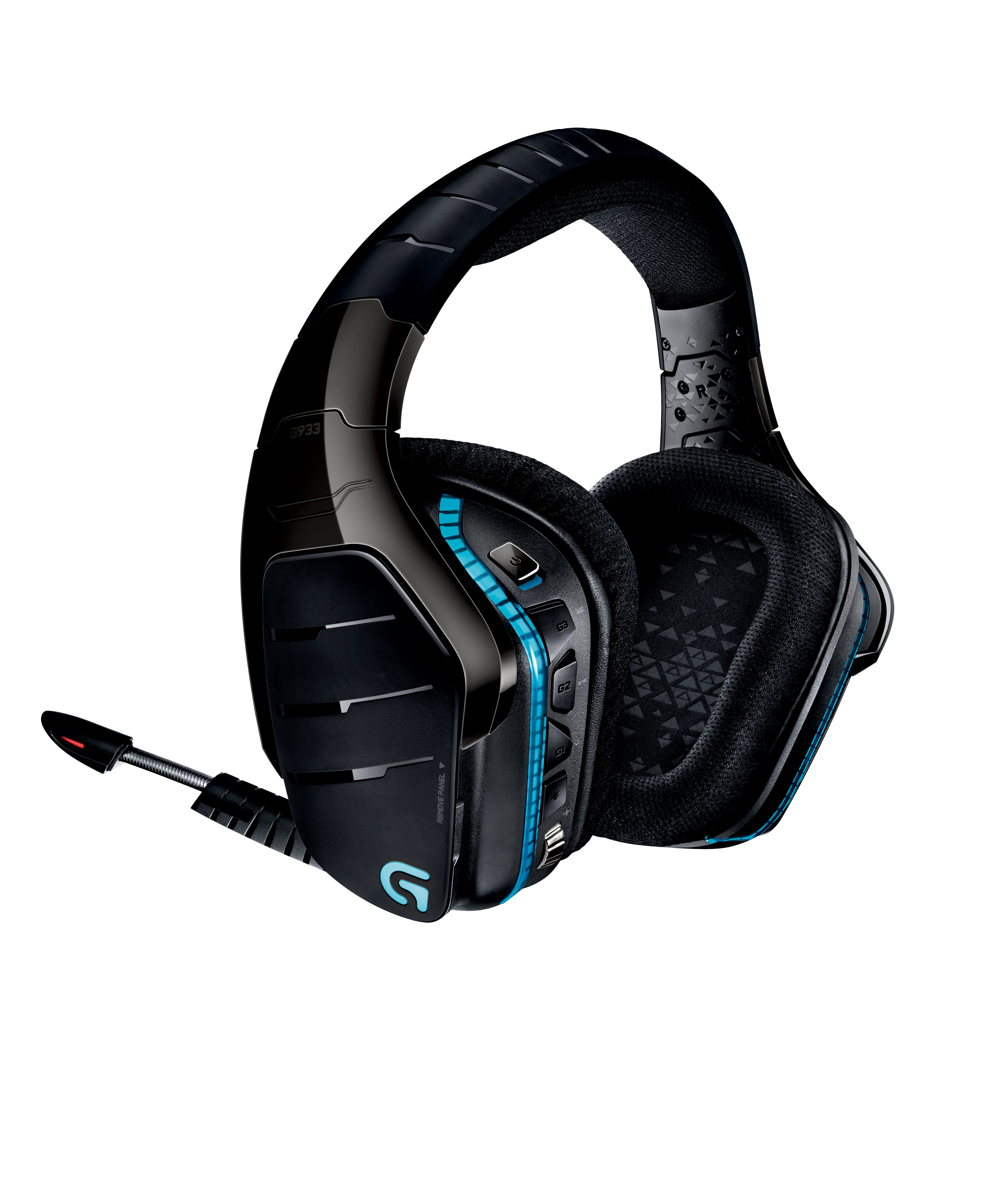 LOGITECH G933 Artemis Spectrum, Over-ear Gaming Headset Schwarz/Blau