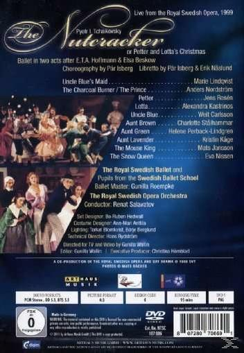 VARIOUS, Royal Swedish Opera Orchestra, Royal Swedish Ballet - Tchaikovsky: The Nutcracker  - (DVD)