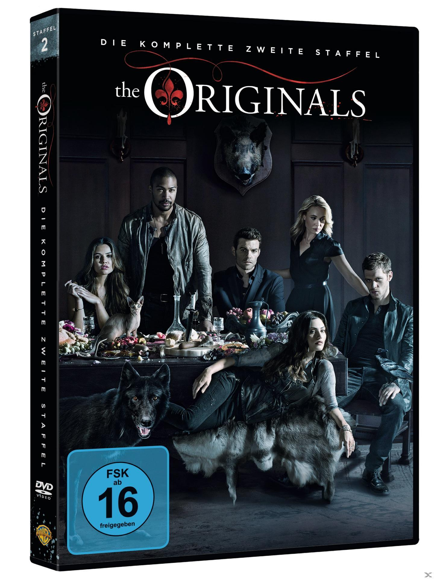 DVD-Cover: Schauspieler von 'The Originals' sitzen und stehen. Titel 'The Originals'.