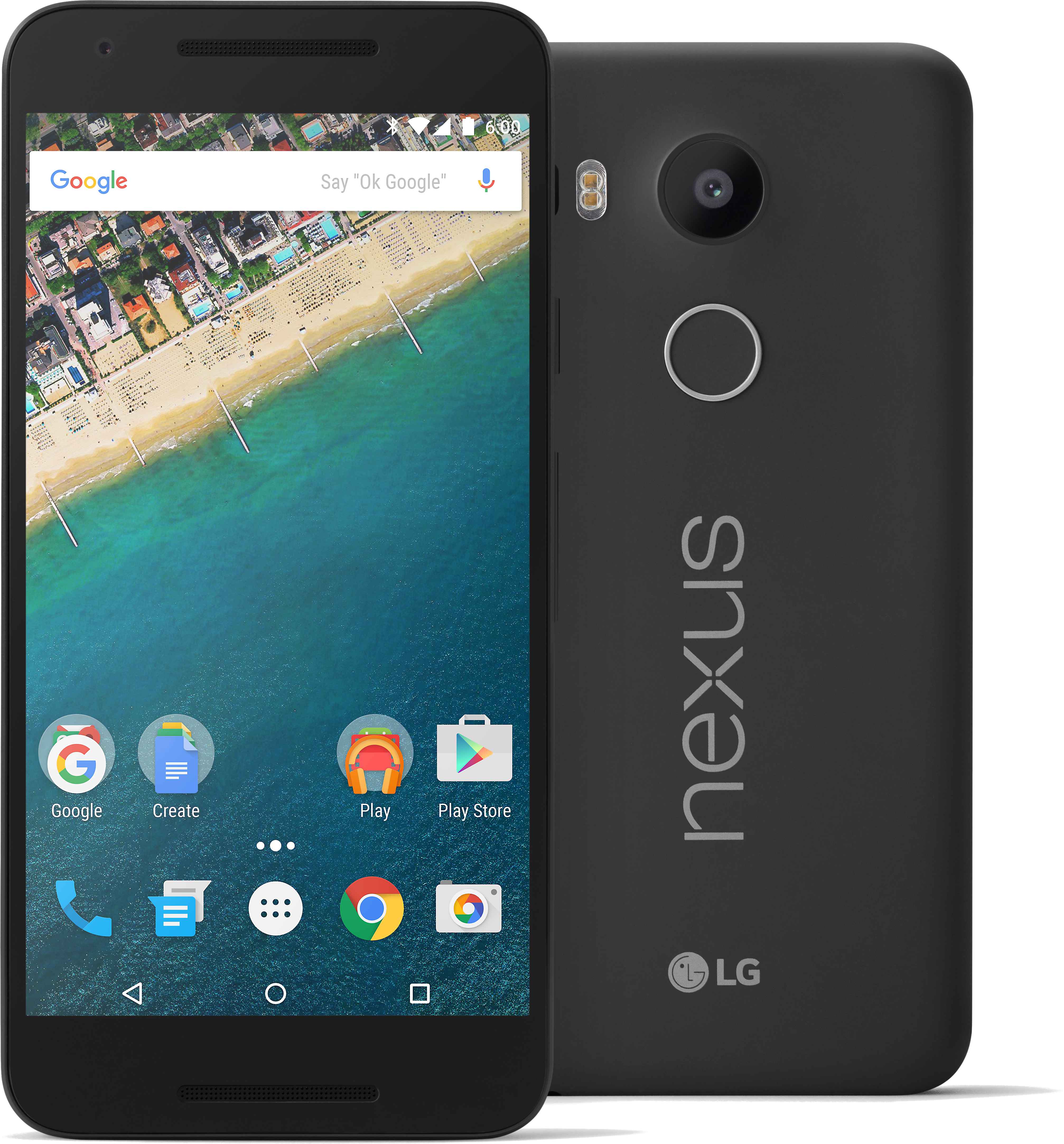 LG ELECTRONICS Google Nexus 5X 16GB, schwarz (LGH791.ASWSBK)